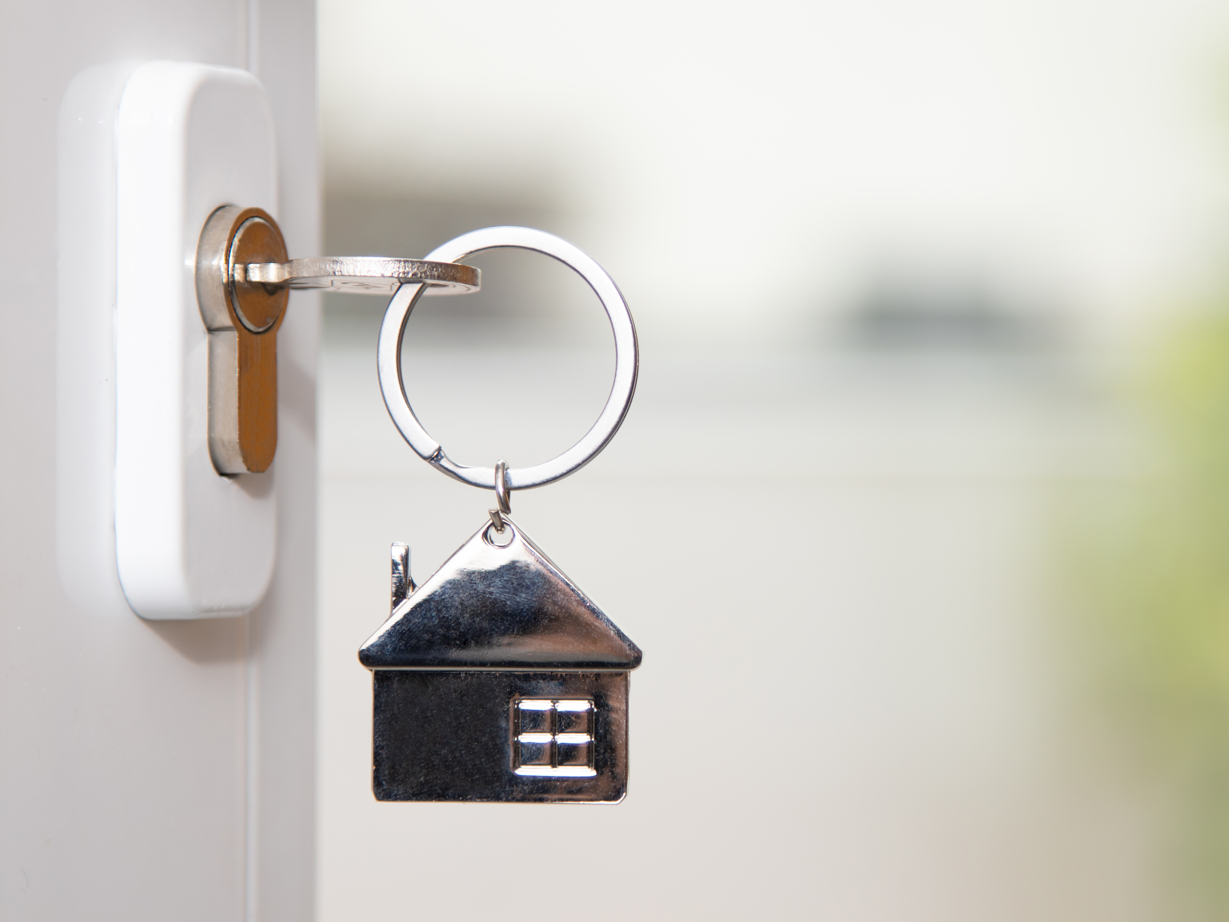 Schlüssel im Schloss