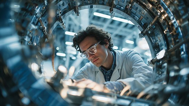 Ein Wissenschaftler bei der Arbeit