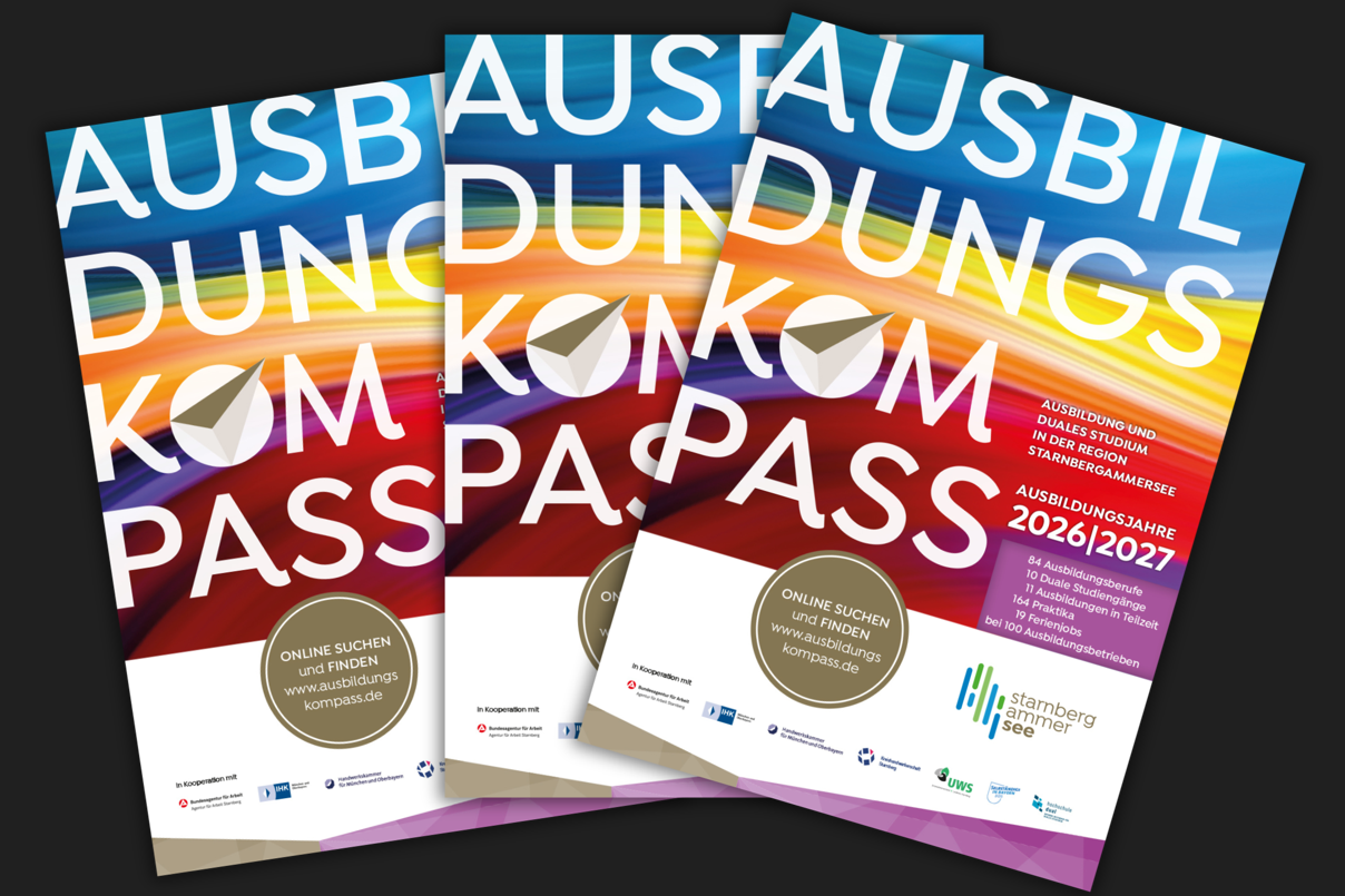 Bild drei Ausbildungskompasse nebeneinander