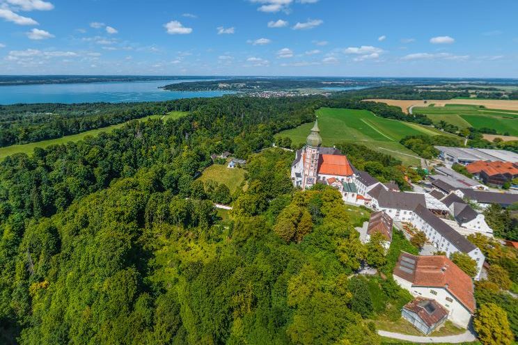 Andechs aus der Luft