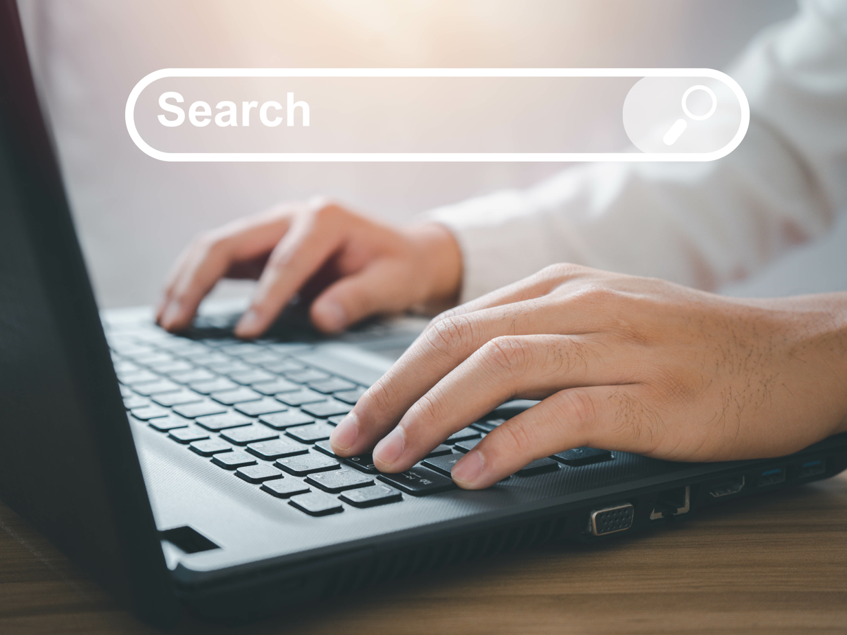 Onlinerecherche auf Google