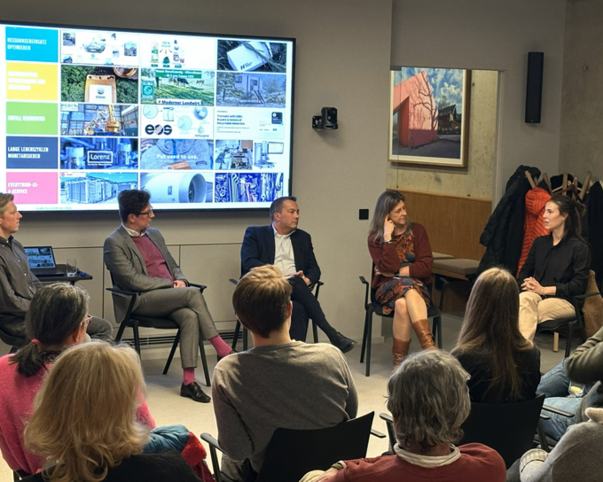 Diskussionsrunde der Veranstaltung