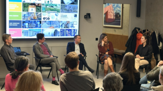 Diskussionsrunde der Veranstaltung