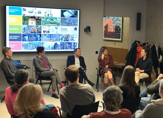 Diskussionsrunde der Veranstaltung