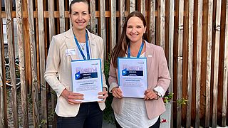 Alexandra Sichart und Melanie Gunzelmann wurden als eCoaches für die Region StarnbergAmmersee ausgezeichnet.  
