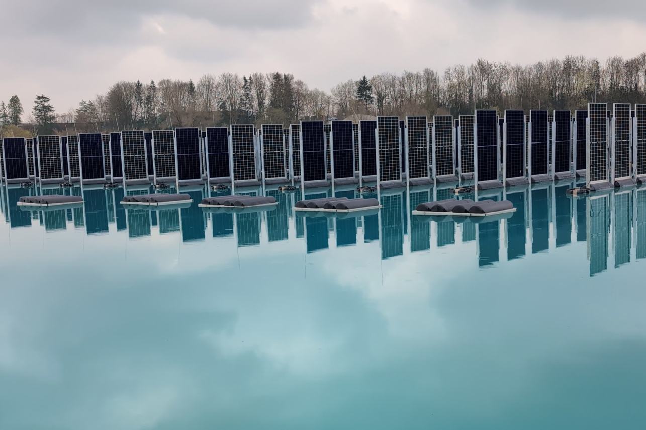 Die Solaranlage bei Sinn Power ist auch mithilfe der gwt entstanden.