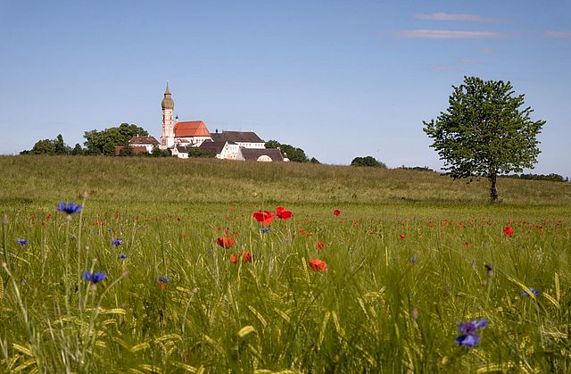 Kloster Andechs im Sommer