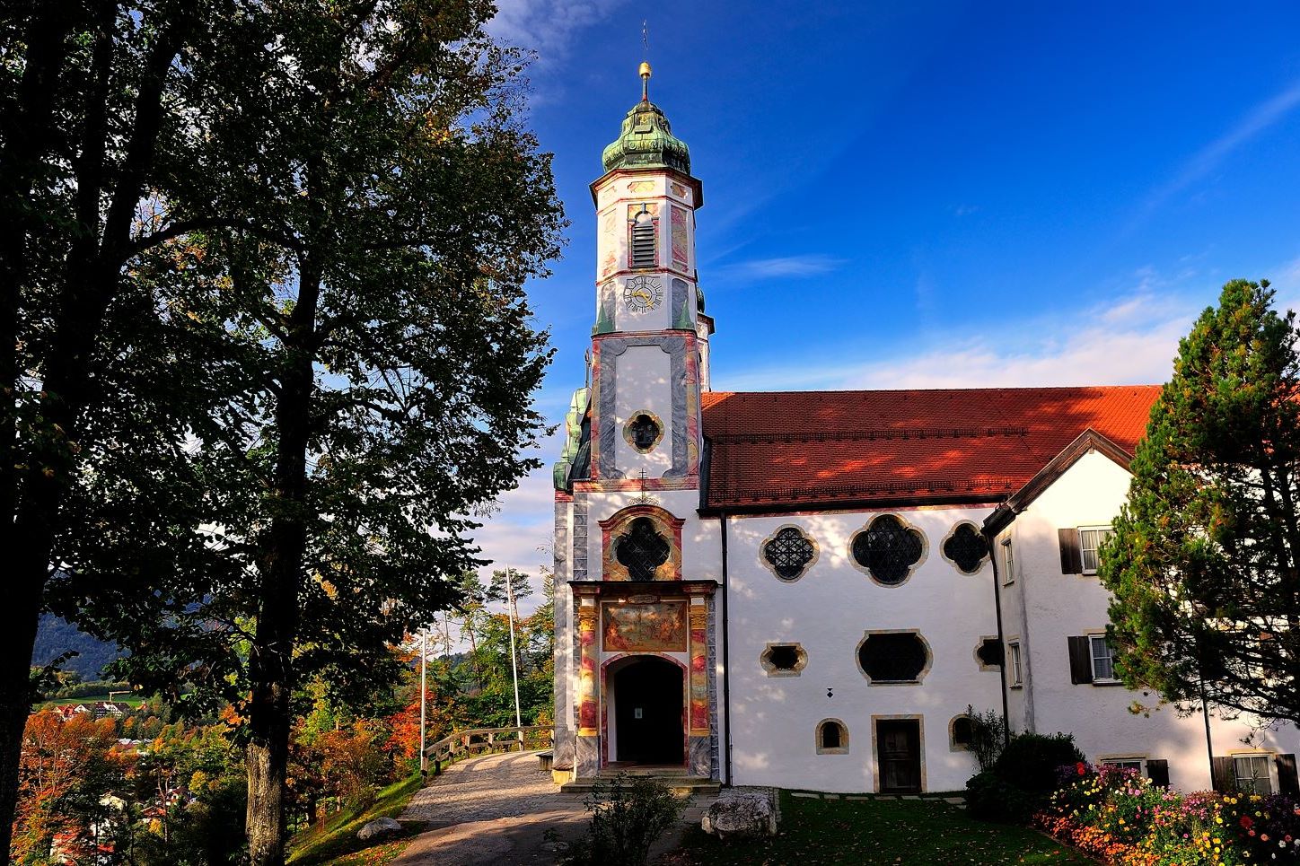 Der Kalvarienberg in Bad Tölz bietet einen herrlichen Ausblick. 