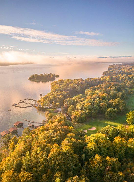 Der Starnberger See aus der Luft
