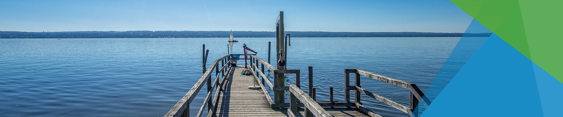 Zahlreiche Stege, beste Wasserqualität und jede Menge Spaß und Erholung am Ammersee. 