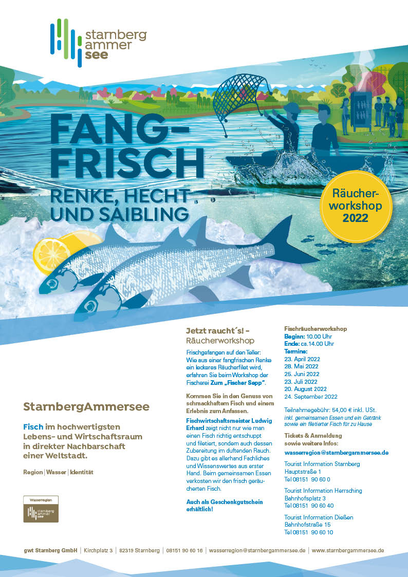 Die Fischräucherworkshops am Starnberger See sind ein spannendes Freizeitprogramm.