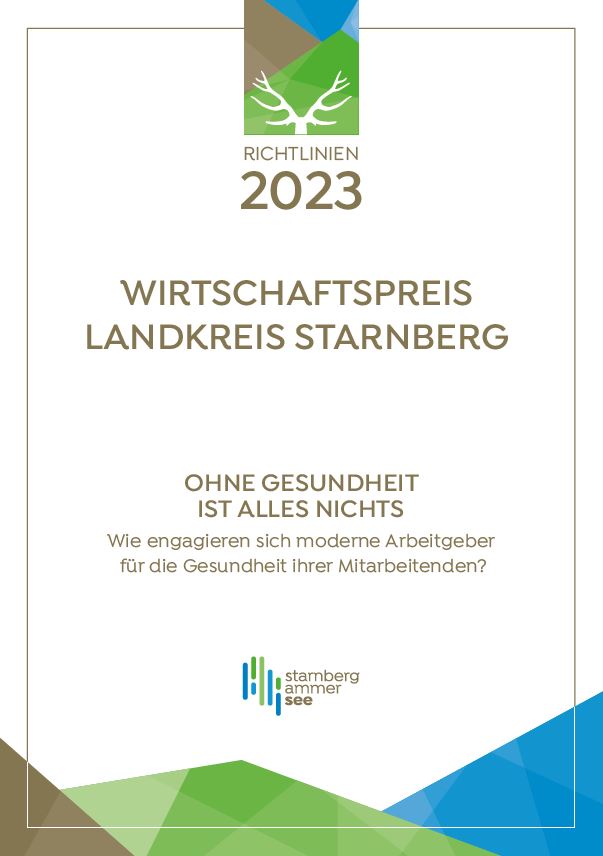 Die Richtlinien für den Wirtschaftspreis 2023.